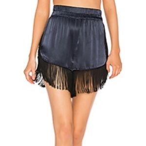 Ganni Donnelly Satin Shorts